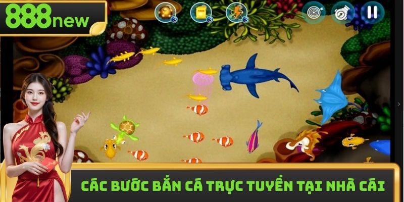 Các bước bắn cá trực tuyến tại nhà cái uy tín